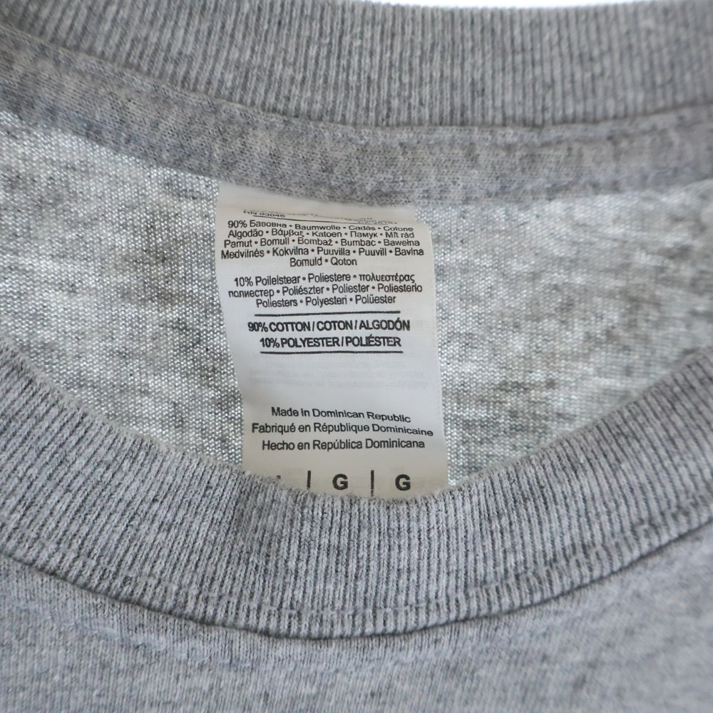 NO BRAND(ノーブランド) DJ SHADOW 2017 TOUR TEE DJシャドウ 2017ツアー フロントプリントTシャツ 半袖クルーネックカットソー グレー