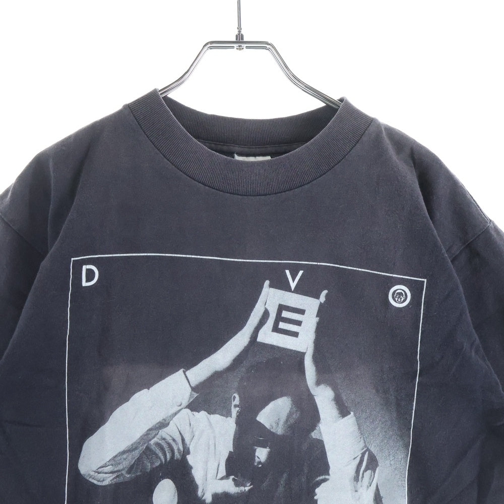 VINTAGE(ヴィンテージ) 90S VINTAGE DEVO TEE ヴィンテージ ディーヴォ フロントプリントTシャツ MURINAタグ 半袖クルーネックカットソー ブラック