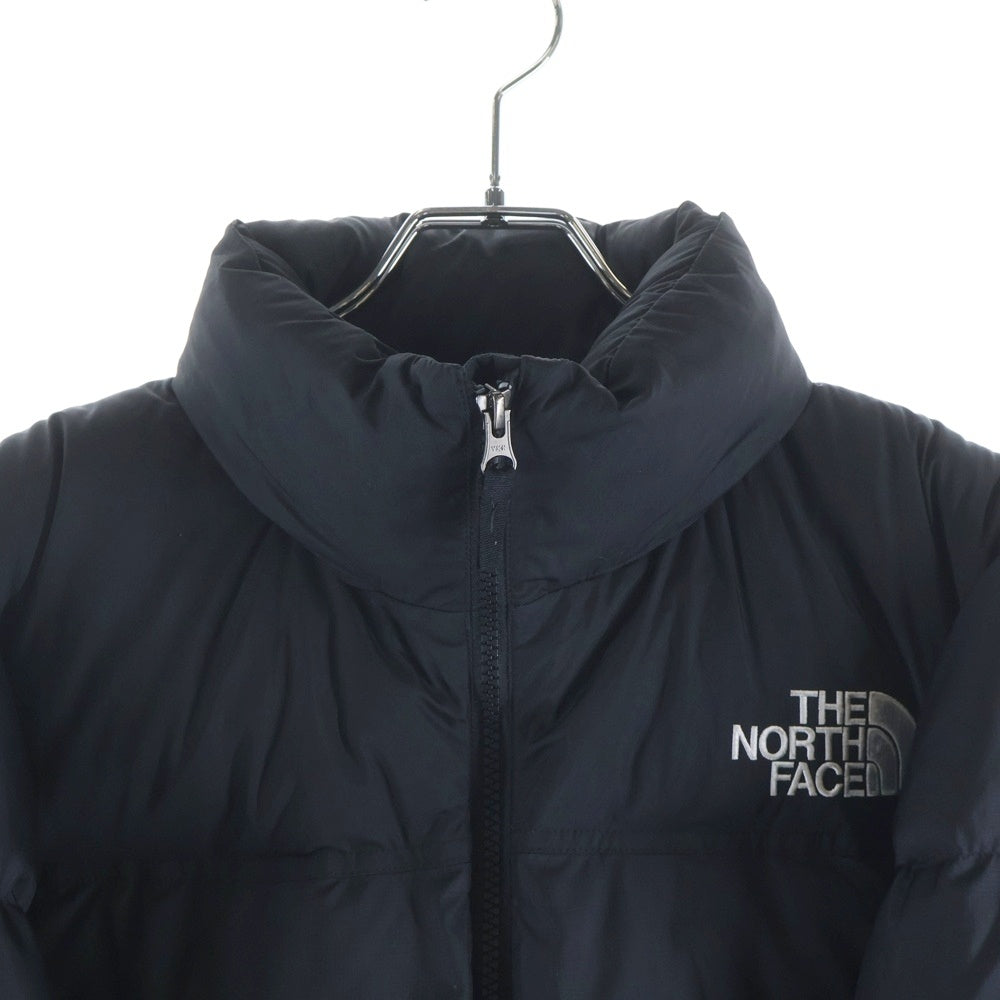 THE NORTH FACE(ザノースフェイス) NUPTSE JACKET ヌプシ ロゴエンブロイダリー ジップアップ ダウンジャケット ブラック ND92335