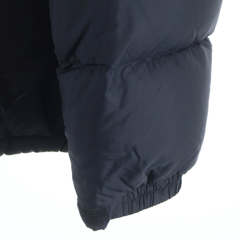 THE NORTH FACE(ザノースフェイス) NUPTSE JACKET ヌプシ ロゴエンブロイダリー ジップアップ ダウンジャケット ブラック ND92335