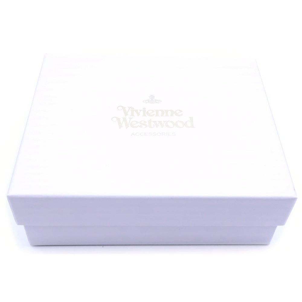 Vivienne Westwood(ヴィヴィアンウエストウッド) エナメル オーブ総柄 三つ折り財布 ウォレット ブラック 3218Y921 レディース