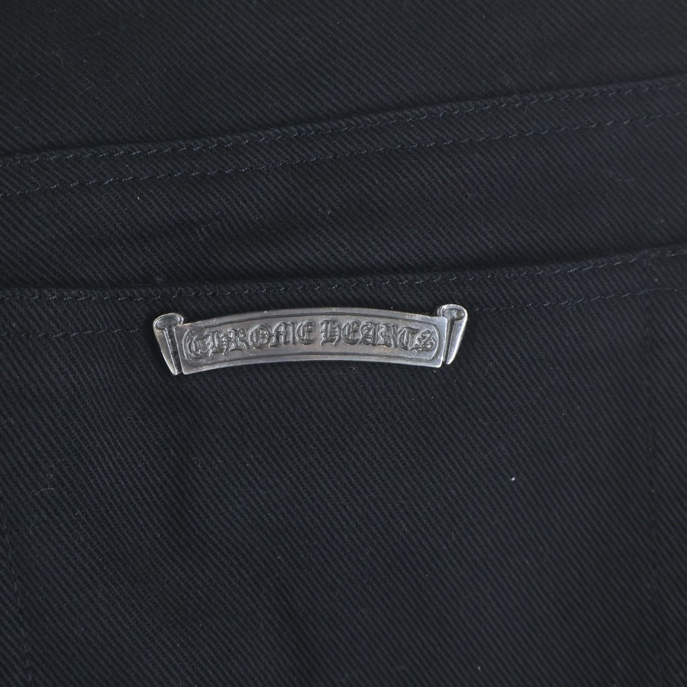 CHROME HEARTS(クロムハーツ) OLD FLEURKNEE DNM PANTS オールド フレアニー デニムパンツ ブラック