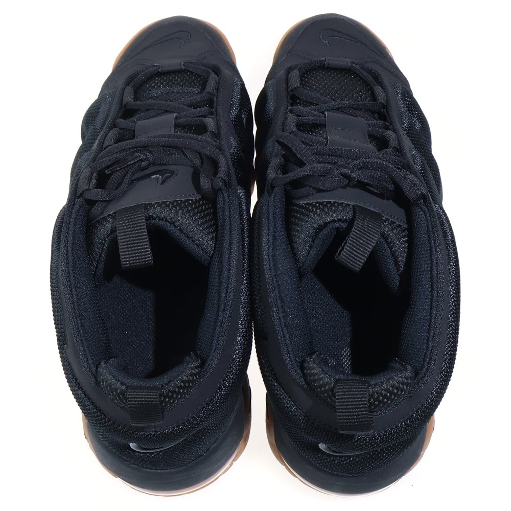 NIKE(ナイキ) AIR MORE UPTEMPO LOW BLACK GUM MEDIUM エア モア アップ テンポ ロー ブラック ガム ミディアム ミッドカットスニーカー /ブラック US12/30cm FZ3055-003