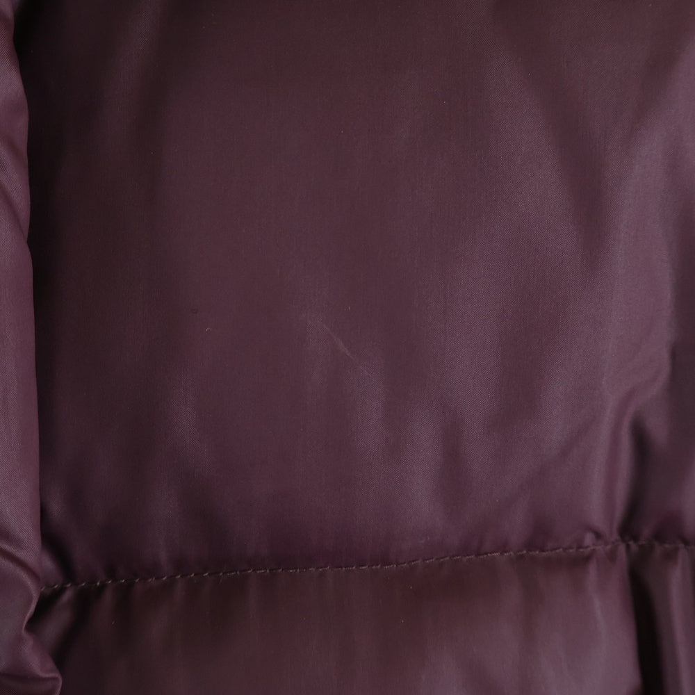 MONCLER(モンクレール) ロゴアームワッペン ダブルジップ ナイロン ダウンジャケット バーガンディ レディース 45394/50/68959