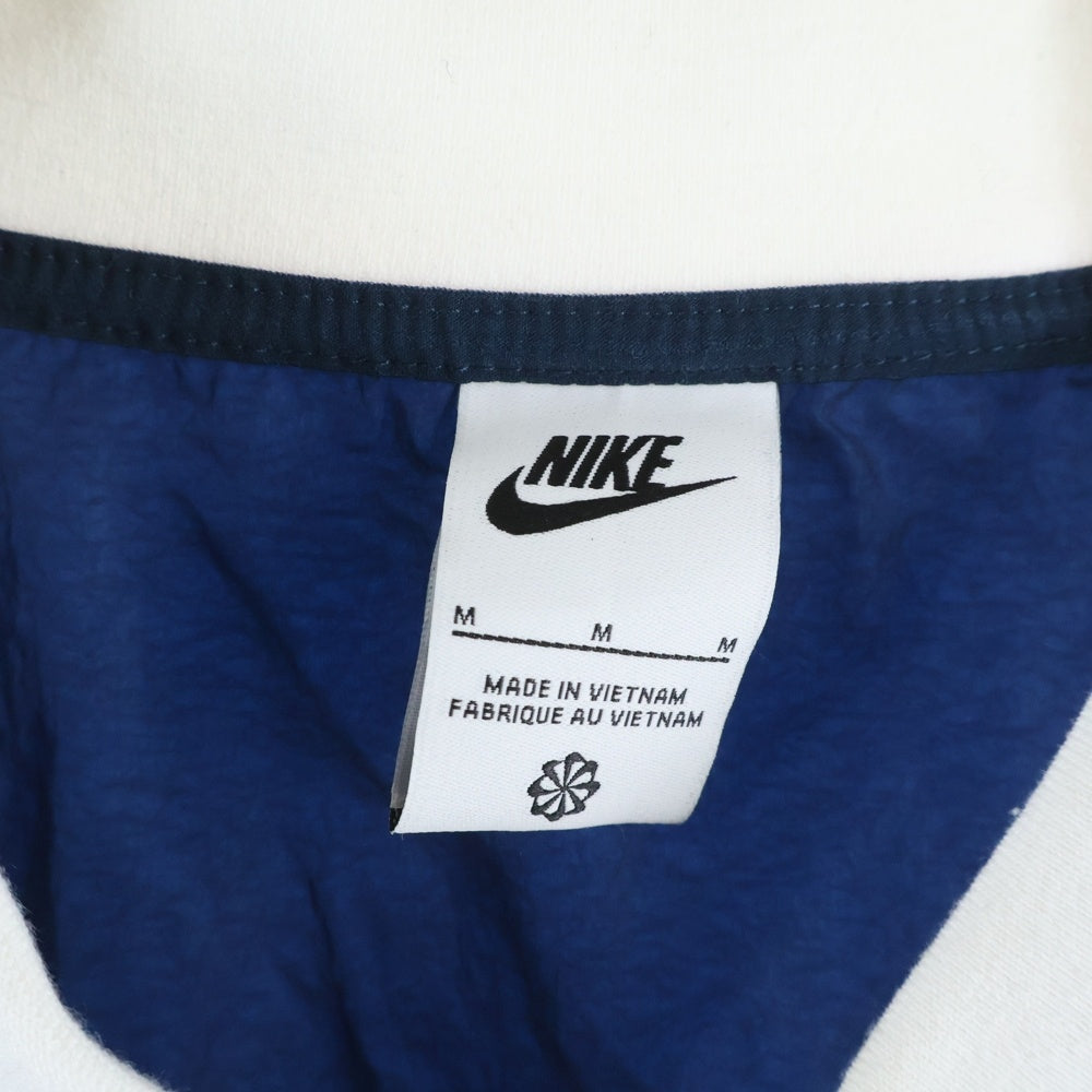 NIKE(ナイキ) NIKE AS W NSW ESSTL WVN UV LS VNCK ARMORY エッセンシャルウーブン ナイロン Vネック 長袖トップス ネイビー レディース FV7650-480