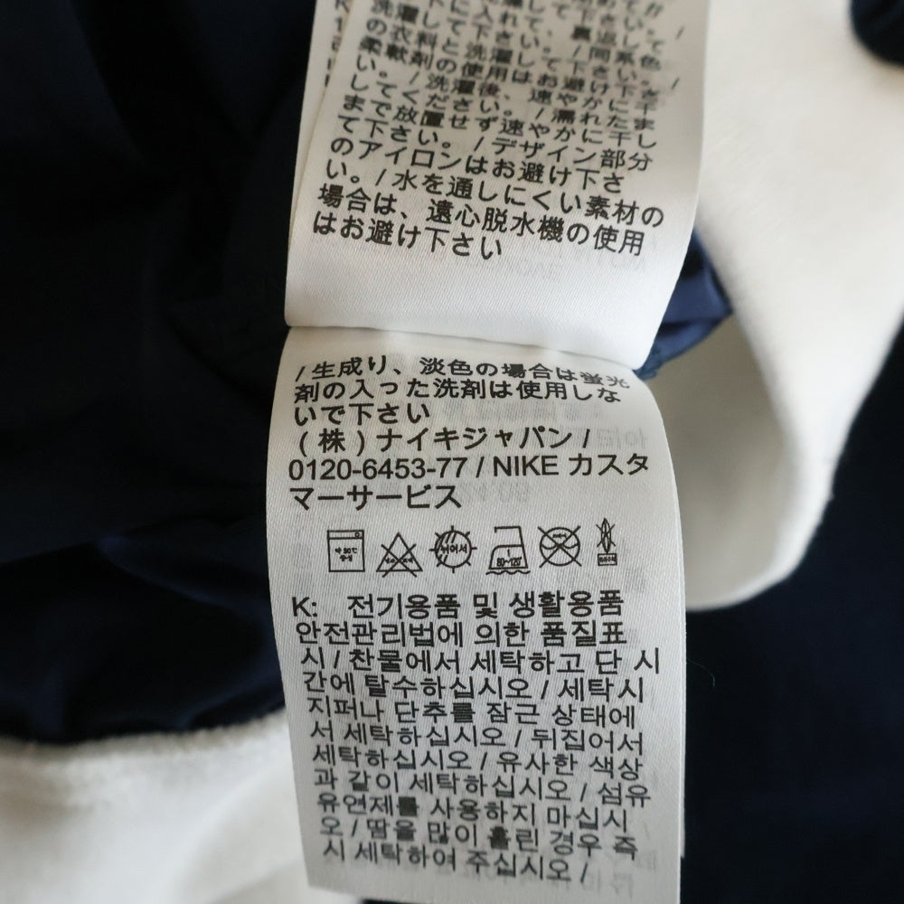 NIKE(ナイキ) NIKE AS W NSW ESSTL WVN UV LS VNCK ARMORY エッセンシャルウーブン ナイロン Vネック 長袖トップス ネイビー レディース FV7650-480