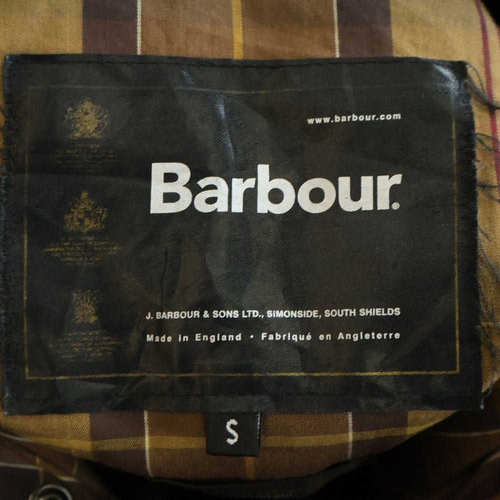 Barbour(バブアー) 90S-00S VINTAGE CORBRIDGE ヴィンテージ ロゴ刺繍 マルチポケット オイルドジャケット ダークブラウン