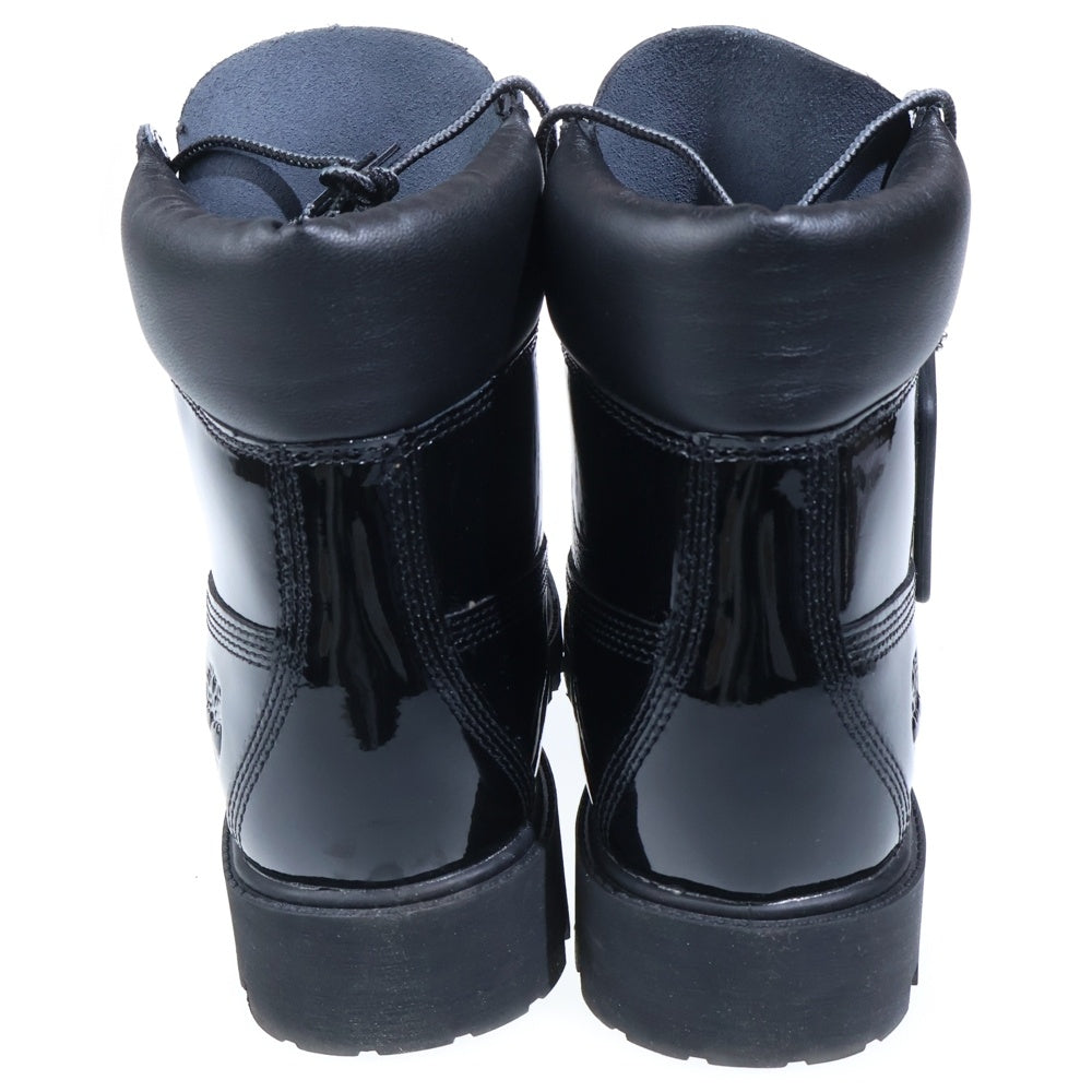 Timberland(ティンバーランド) ×Veneda Carter 6inch Premium Waterproof Boot ヴェネダカーター 6インチ プレミアム ウォータープルーフ パテントブーツ ブラック TB0A6D8ZEL6