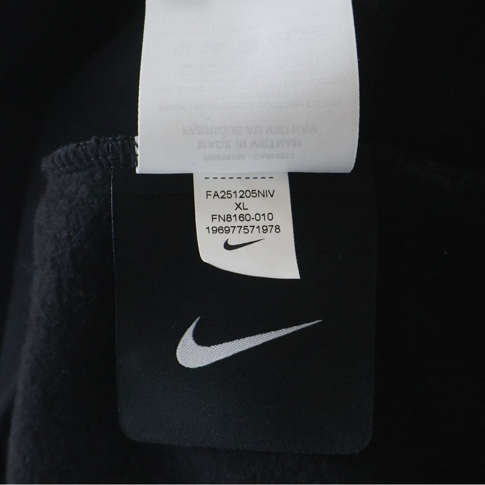 NIKE(ナイキ) ×NOCTA FLEECE CS CREW スウッシュ クルーネック ラグランスウェット トレーナー ブラック FN8160-010