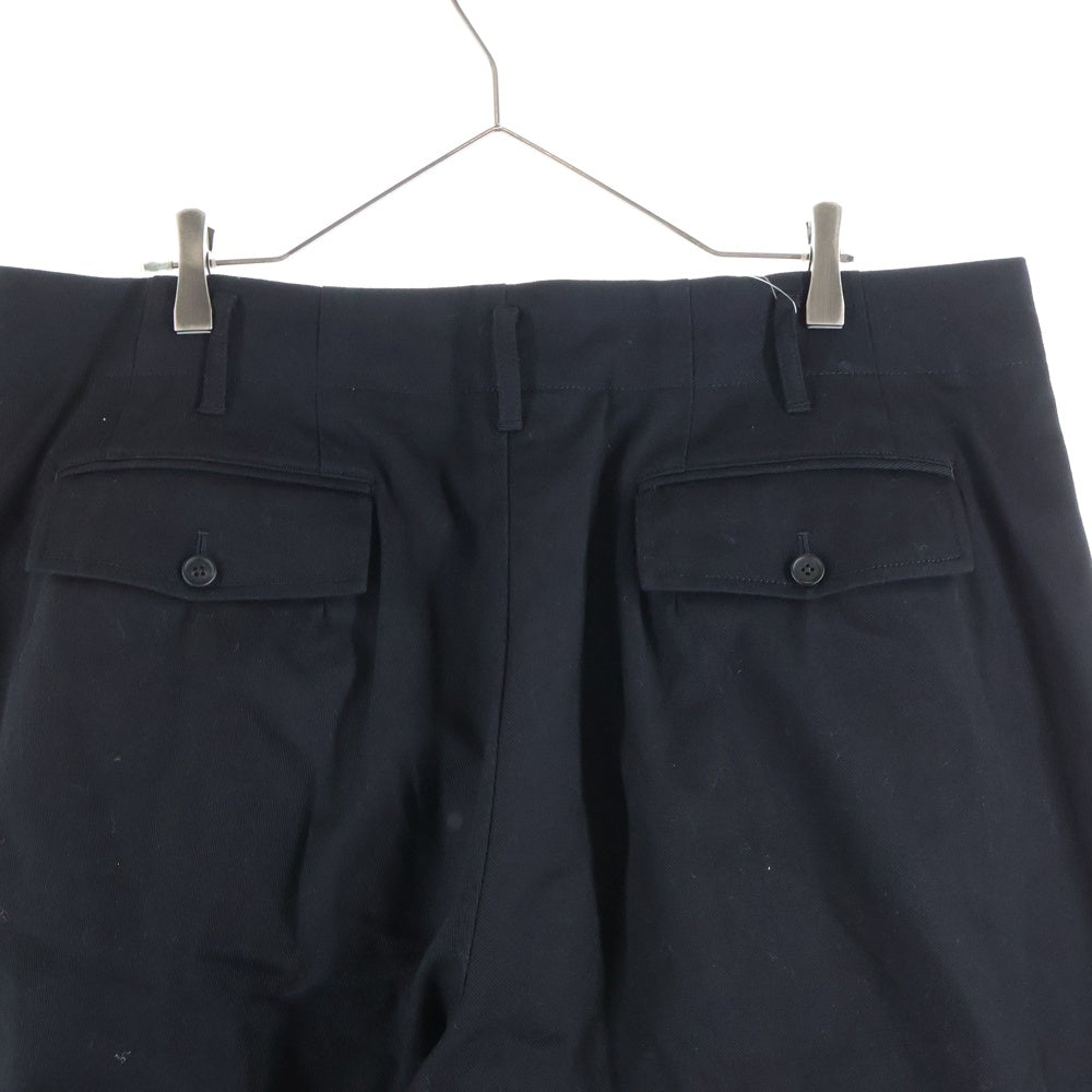 Y's for men(ワイズフォーメン) 25AW KATSURAGI SIDE TAPE PANTS カツラギ 3タック脇テープパンツ ブラック MA-P01-002