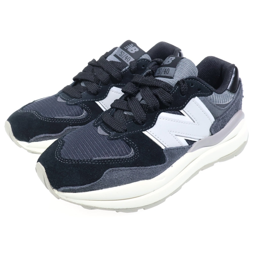 New Balance(ニューバランス) M5740PSH スエード ローカットスニーカー レディース ブラック US6.5/24.5cm