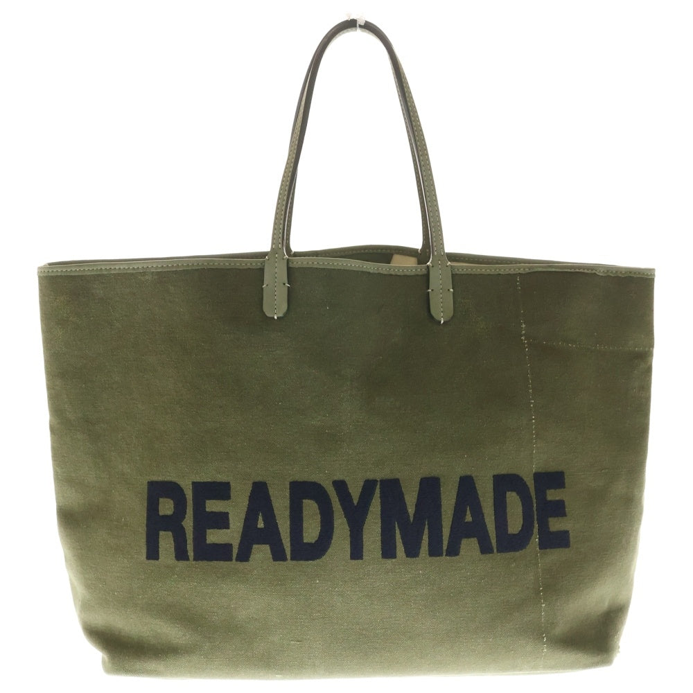 READY MADE(レディメイド) DOROTHY BAG LARGE ドロシーバック コットントートバック カーキ RE-CO-KH-00-00-162 レディース