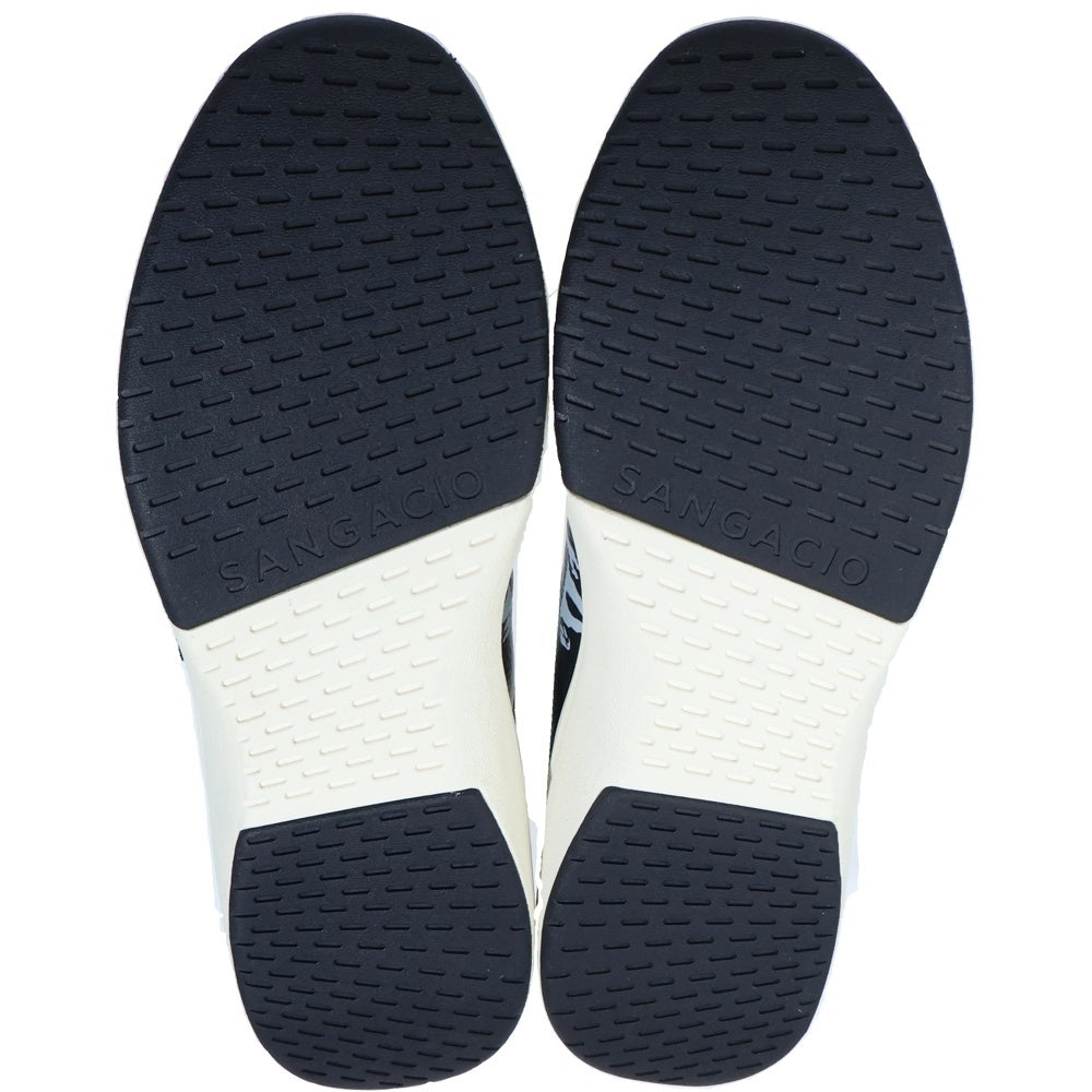 Sangacio(サンガッチョ) にゅ～ず BLOW BRANDALISED ブロー ブランダライズド ローカットスニーカー ブラック US9.5/27.5cm