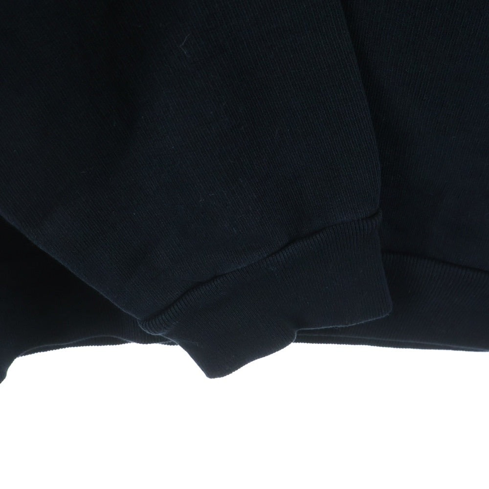 MARCELO BURLON(マルセロバーロン) ウイング両面プリントデザイン プルオーバークルーネックスウェット ブラック CMBA009E19630008