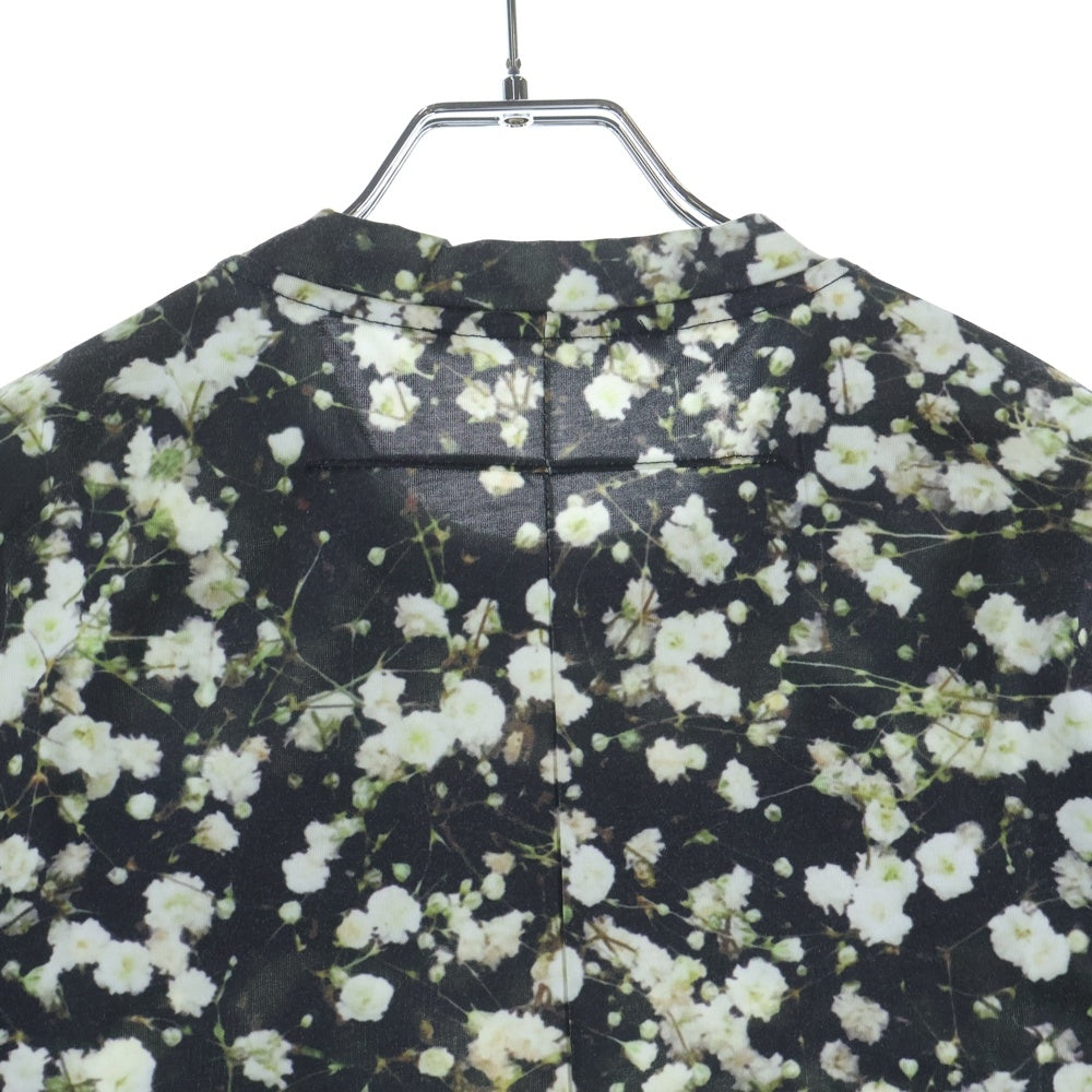 GIVENCHY(ジバンシィ) 15SS カスミ草 総柄プリントデザイン クルーネック半袖Tシャツ カットソー ホワイト/ブラック 15S 7310 651