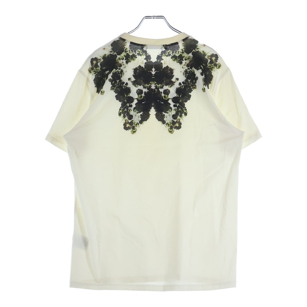GIVENCHY(ジバンシィ) 15SS カスミ草 プリントデザイン クルーネック半袖Tシャツ カットソー アイボリー/ホワイト 15J 7385 694