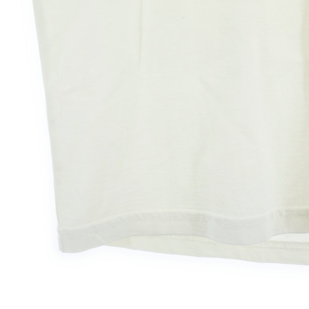 GIVENCHY(ジバンシィ) 15SS カスミ草 プリントデザイン クルーネック半袖Tシャツ カットソー アイボリー/ホワイト 15J 7385 694