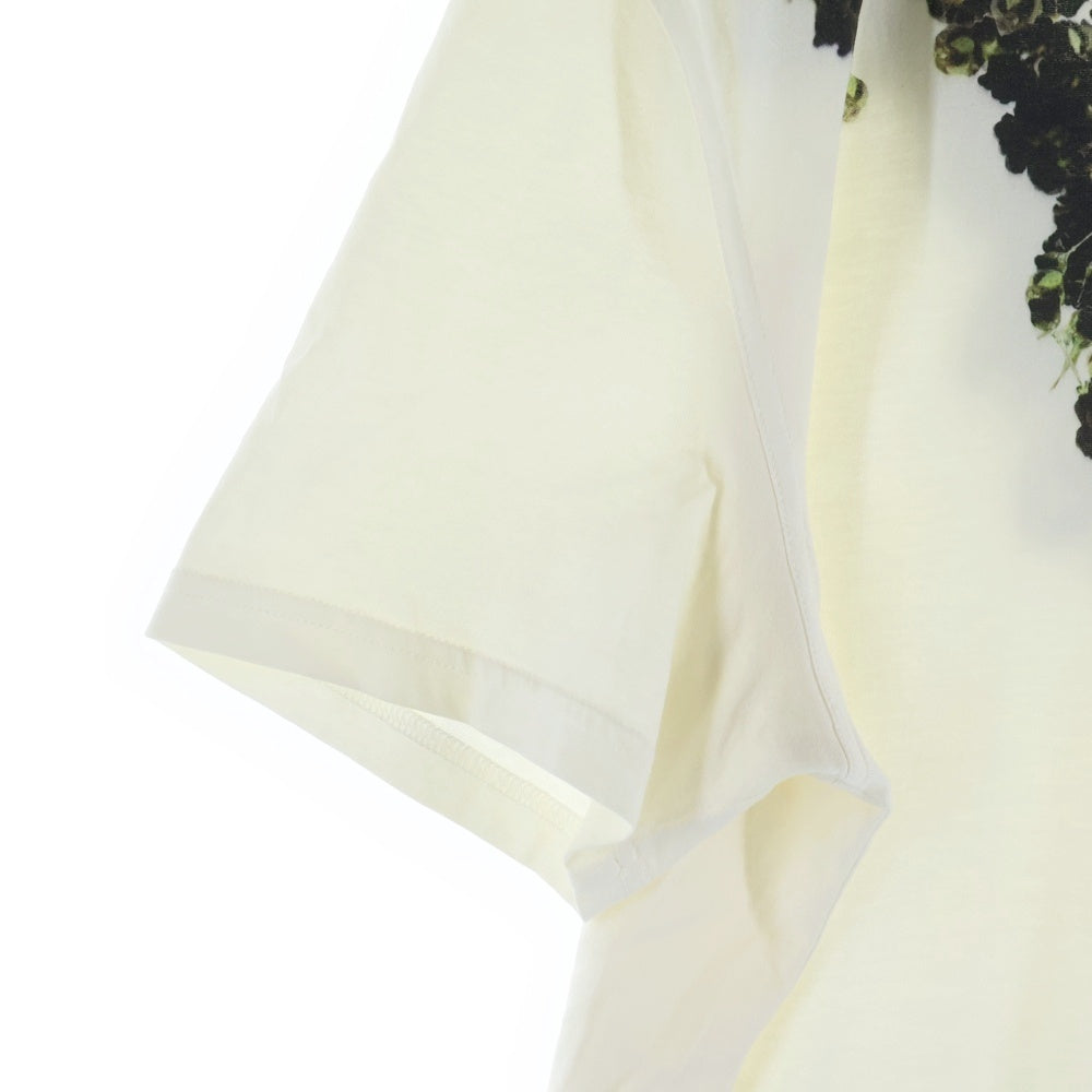 GIVENCHY(ジバンシィ) 15SS カスミ草 プリントデザイン クルーネック半袖Tシャツ カットソー アイボリー/ホワイト 15J 7385 694