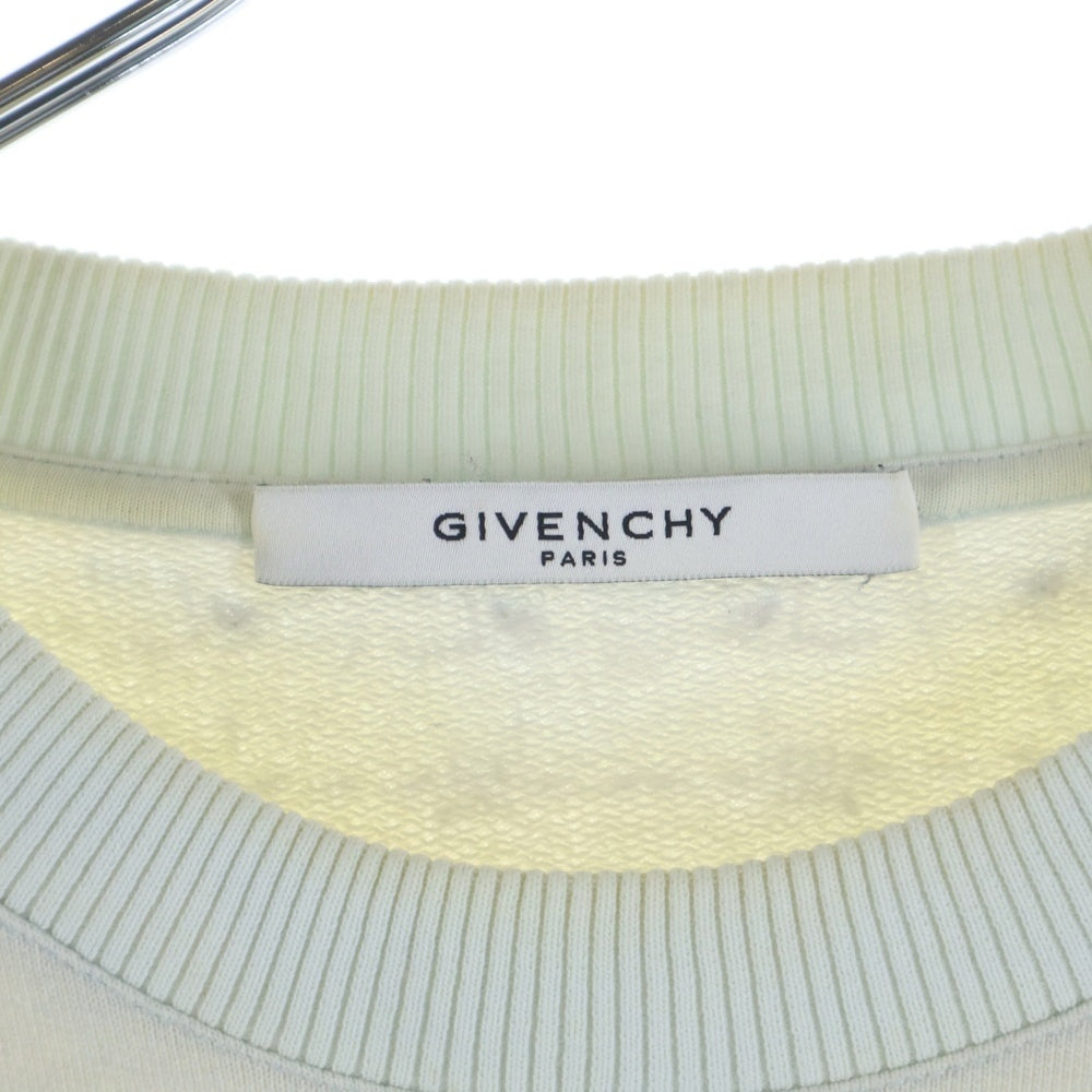 GIVENCHY(ジバンシィ) 16SS ジーザス キリスト両面プリントデザイン プルオーバークルーネックスウェット アイボリー/ホワイト 16J 7304 785