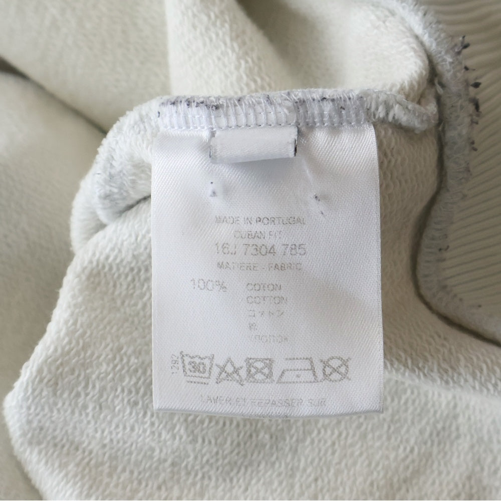 GIVENCHY(ジバンシィ) 16SS ジーザス キリスト両面プリントデザイン プルオーバークルーネックスウェット アイボリー/ホワイト 16J 7304 785