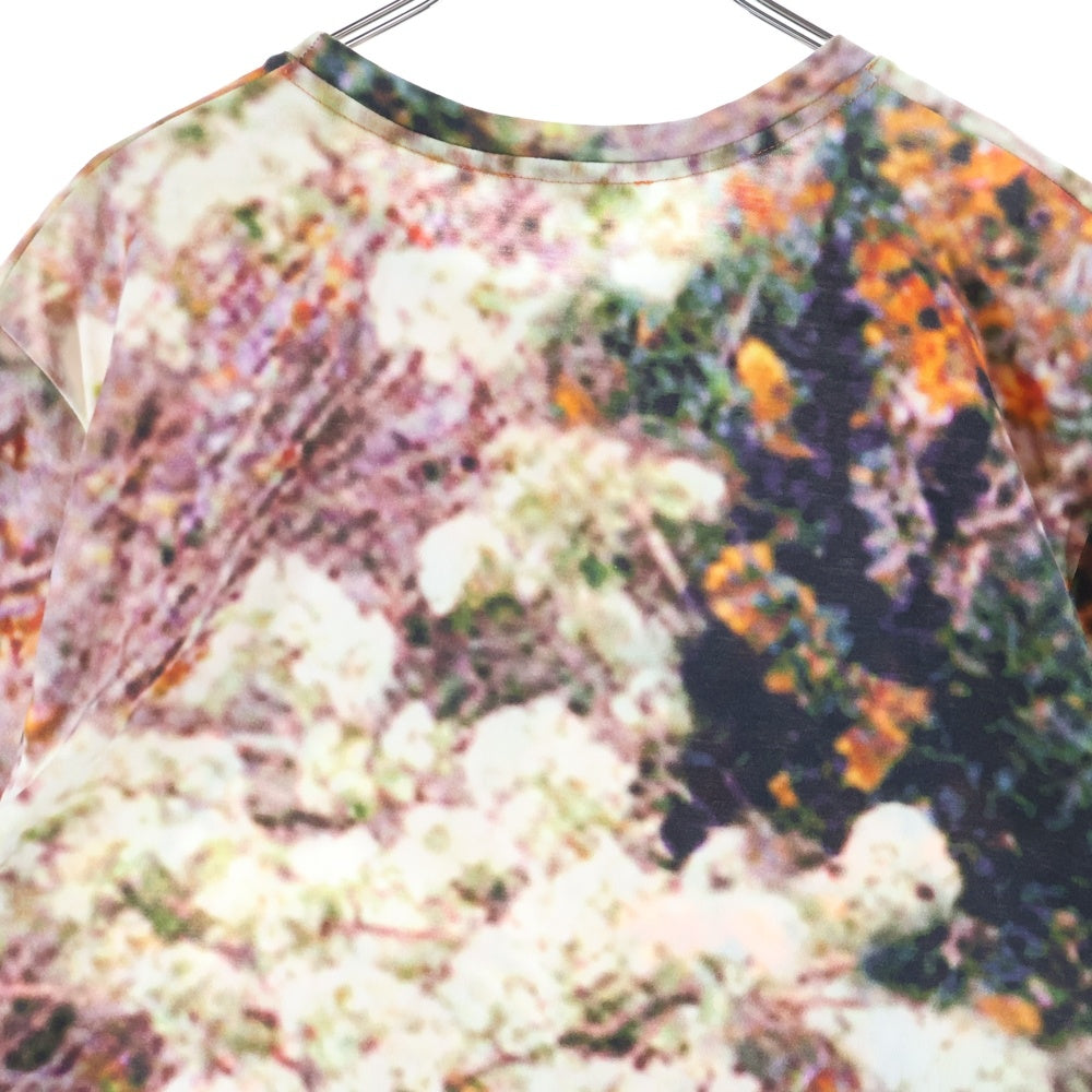 CARVEN(カルヴェン) 総柄フラワープリントデザイン クルーネック半袖Tシャツ カットソー マルチカラー 7130TS30