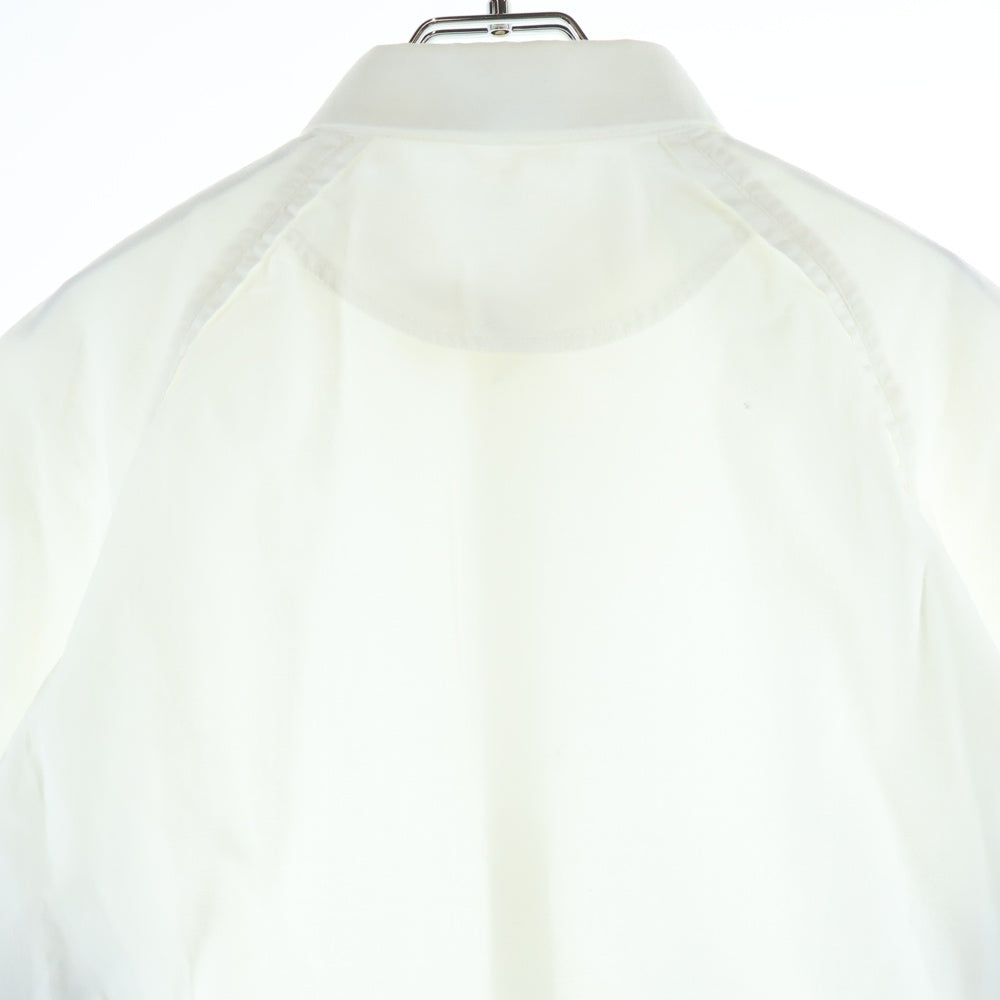 CARVEN(カルヴェン) スリーブ切り替えデザイン シャツカラー ボタンアップ コットン長袖シャツ ホワイト 2070CH30