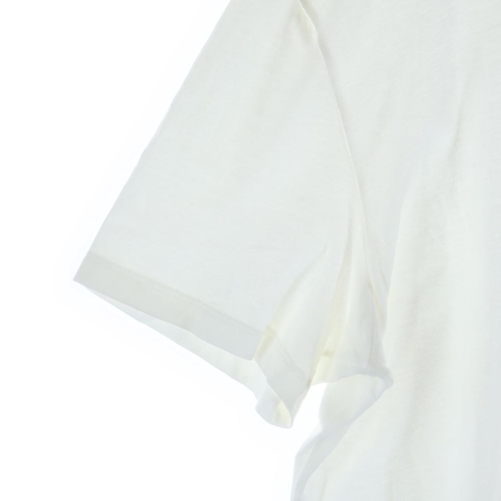 VALENTINO(ヴァレンティノ) VLTN フロントロゴプリント デザイン クルーネック半袖Tシャツ カットソー ホワイト QV0MG10V3LE