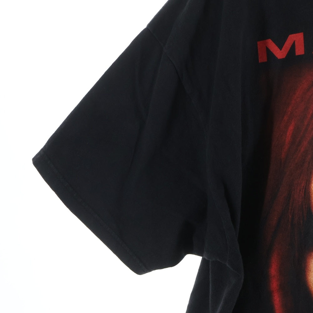 VINTAGE(ヴィンテージ) 90S VINTAGE MARILYN MANSON BIGGER THAN SATAN マリリンマンソン ロゴプリント ヴィンテージ クルーネック半袖Tシャツ カットソー ブラック