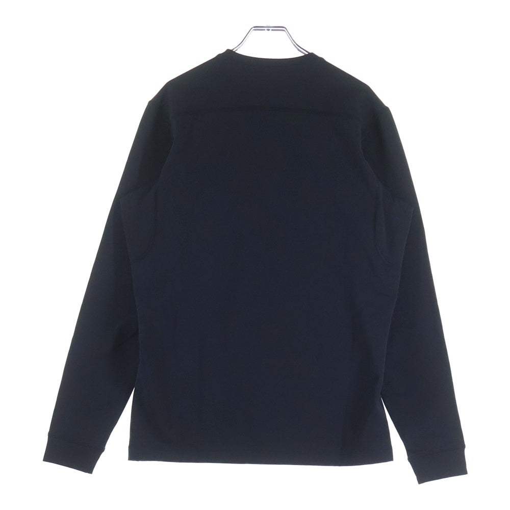 ARC'TERYX(アークテリクス) 25AW RHO LT CREW NECK ロー LT クルーネック 胸ポケット 長袖Tシャツ カットソー ブラック X000009417