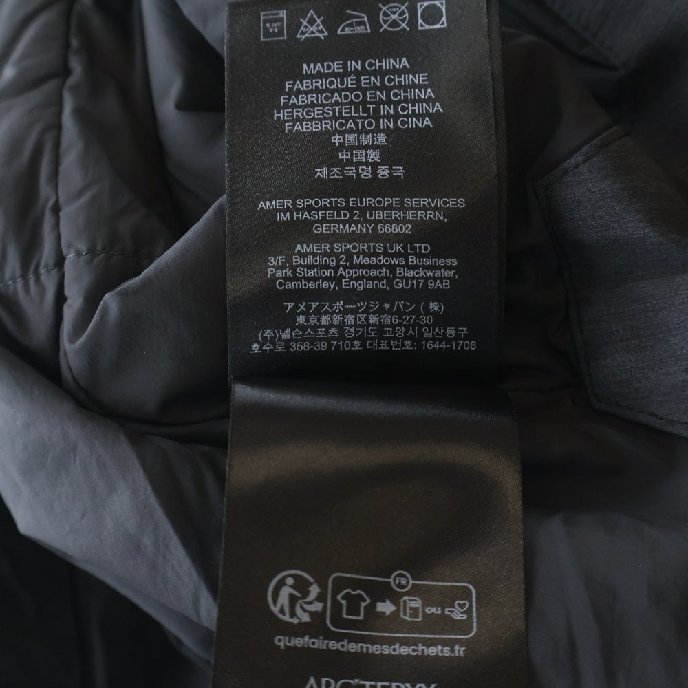 ARC'TERYX(アークテリクス) 24SS VEILANCE FIELD INSULATED TECH ヴェイランス フィールド インサレーテッド テック ウール コート ジャケット グレー X000009233
