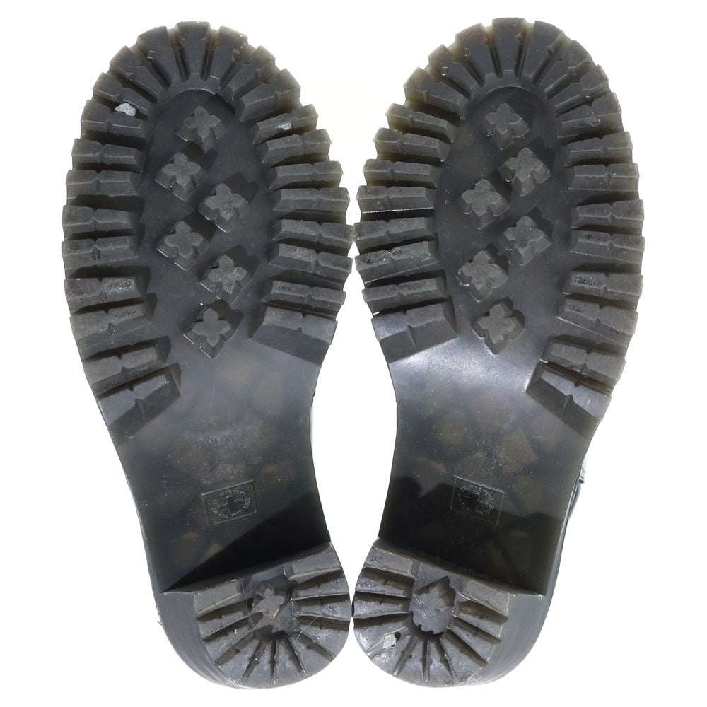 Dr.Martens(ドクターマーチン) PERSEPHONE ペルセフォネ 6ホール レザー レースアップ ヒール ショートブーツ ブラック レディース UK4