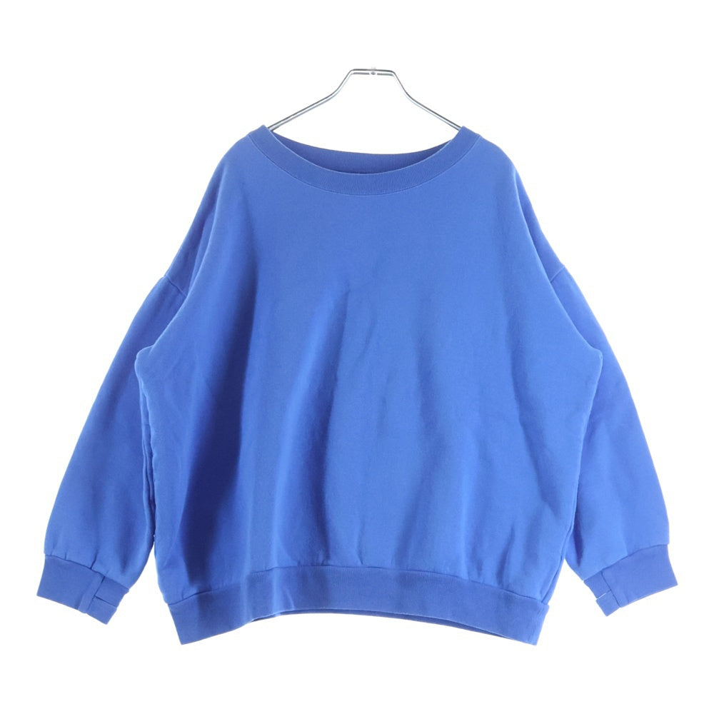 R.H.VINTAGE(ロンハーマンヴィンテージ) 裏起毛 コットン クルーネック スウェット トレーナー ブルー 4010900049