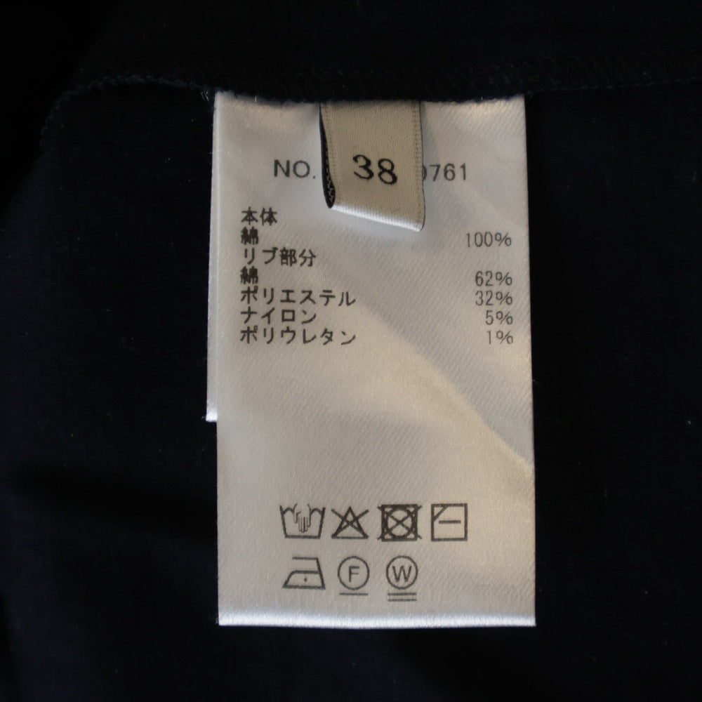 RON HERMAN(ロンハーマン) ×EBURE エブール ショート丈 クルーネック半袖Tシャツ カットソー レディース ネイビー 4110900761