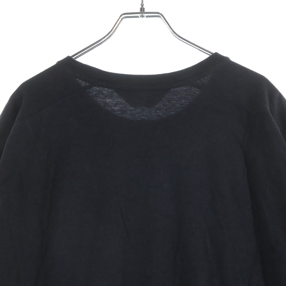 ANCELLM(アンセルム) UNEVENNESS T-SHIRT アンイーブンネス 半袖Tシャツ カットソー ブラック ANC-CT103
