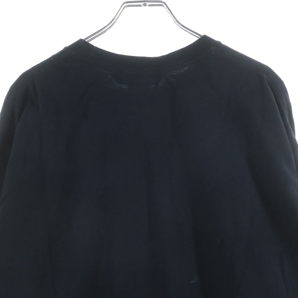 ESSAY(エッセイ) 24AW CUT UP LONG LAYER T-SHIRT カットアップ ロングレイヤー長袖Tシャツ カットソー ブラック ES19TS-03