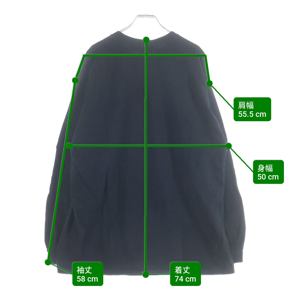 ESSAY(エッセイ) 24AW CUT UP LONG LAYER T-SHIRT カットアップ ロングレイヤー長袖Tシャツ カットソー ブラック ES19TS-03