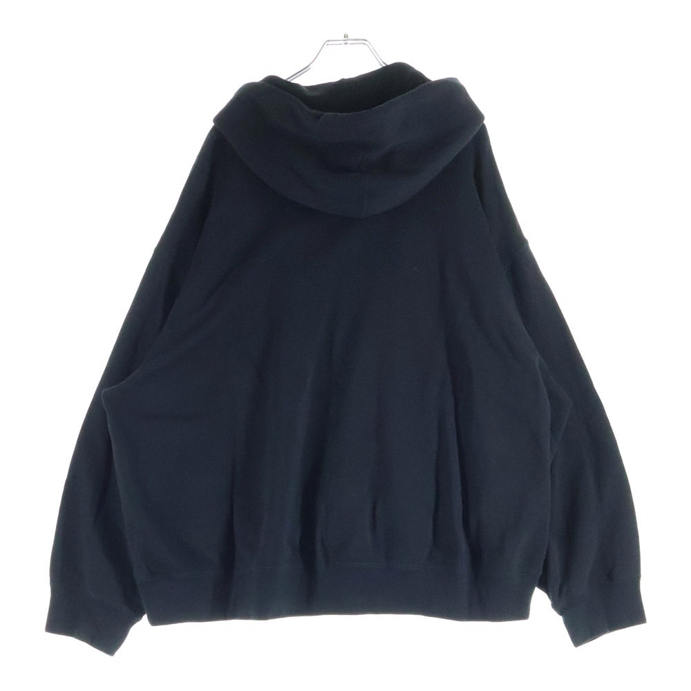 LAD MUSICIAN(ラッドミュージシャン) 20AW Big Pullover Parka エンブロイダリー ビッグプルオーバーパーカー フーディー スウェット ブラック 2220-605