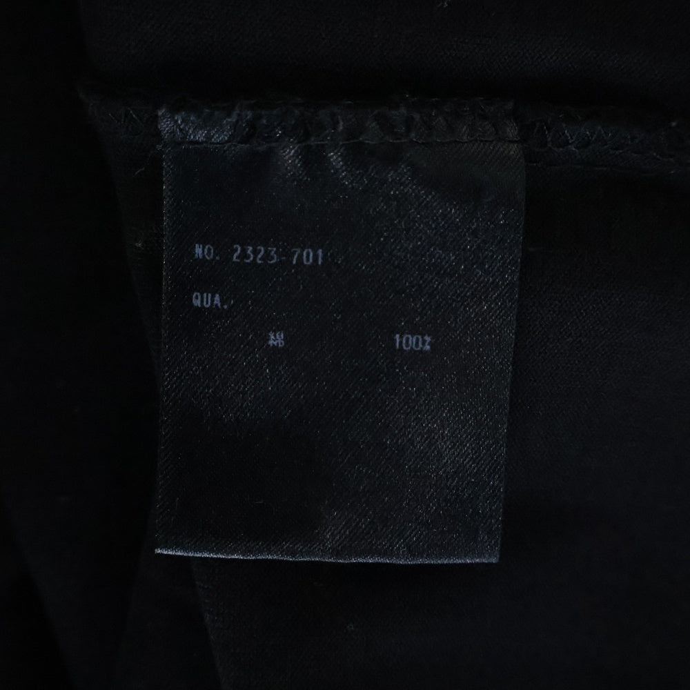 LAD MUSICIAN(ラッドミュージシャン) コットン クルーネック 半袖Tシャツ カットソー ブラック 2323-701