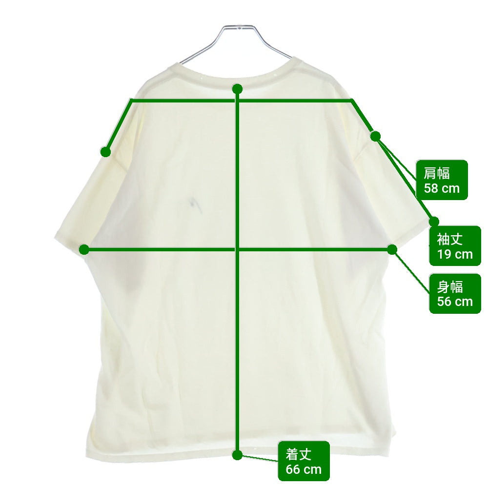 ANCELLM(アンセルム) EMBROIDERY DYED T-SHIRT フロンロゴエンブロイ