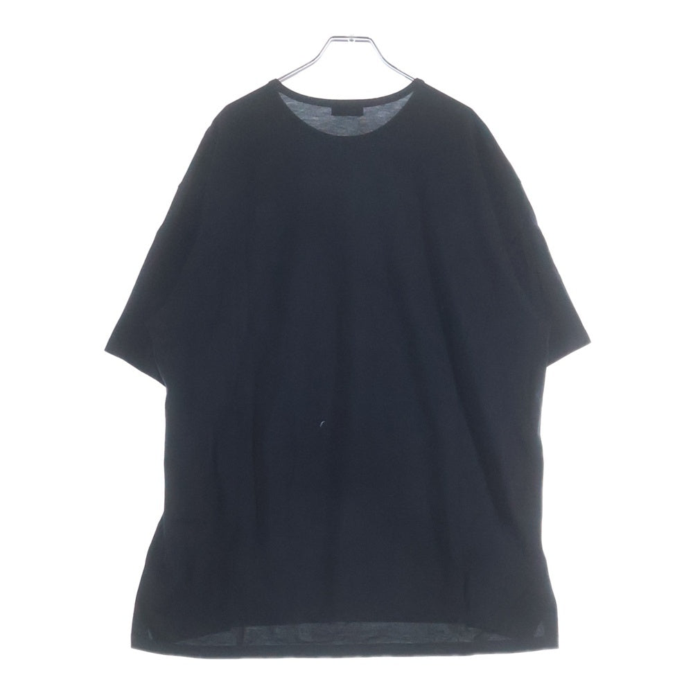 LAD MUSICIAN(ラッドミュージシャン) BIG T-SHIRT フロントプリント クルーネック 半袖Tシャツ カットソー ブラック