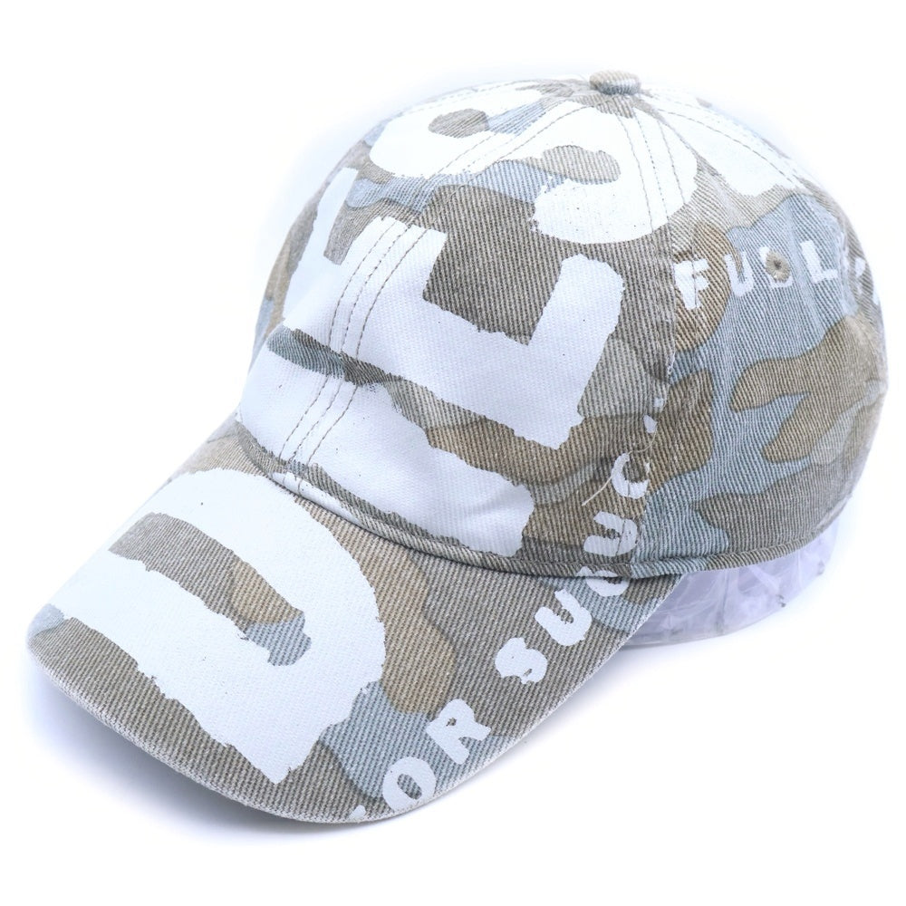 DIESEL(ディーゼル) C-EWAN-CMF HAT カモフラージュ ロゴプリント キャップ カーキ A15098