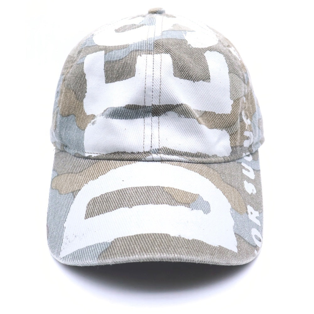 DIESEL(ディーゼル) C-EWAN-CMF HAT カモフラージュ ロゴプリント キャップ カーキ A15098