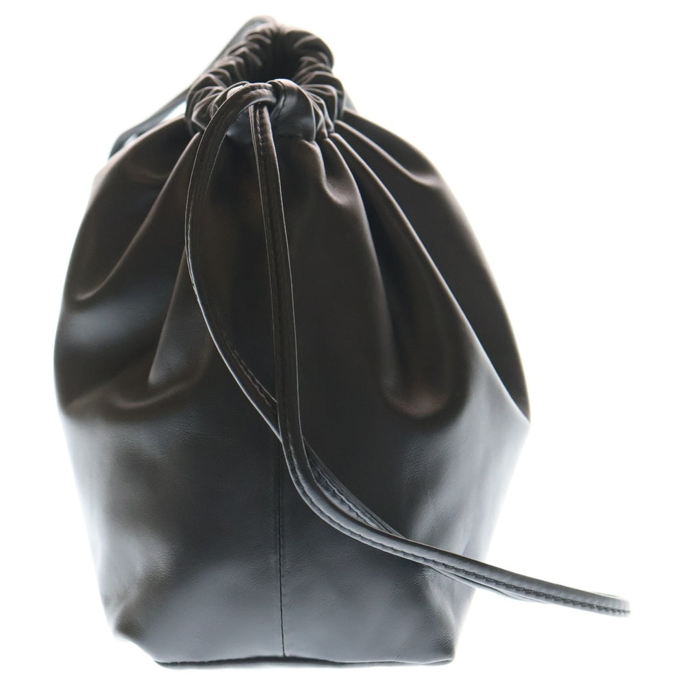 DIESEL(ディーゼル) CLOU-D CROSSBODY クロスボディ ドローストリング レザー ミニ巾着バッグ ショルダーバッグ ブラック X10033PR227