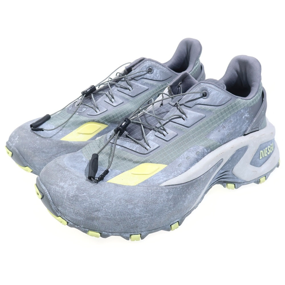 DIESEL(ディーゼル) D-CAGE RUNNER クイックシューレース ダッド ローカット スニーカー グレー G03444
