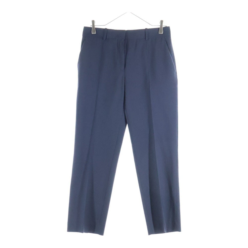 JIL SANDER(ジルサンダー) 18SS イタリア製 センタープレス ジップフライ スラックスパンツ ネイビー JSPN300720