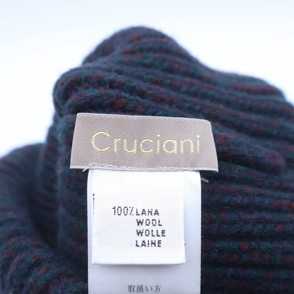 Cruciani(クルチアーニ) イタリア製 ハイゲージ ビーニーキャップ 帽子 グリーン