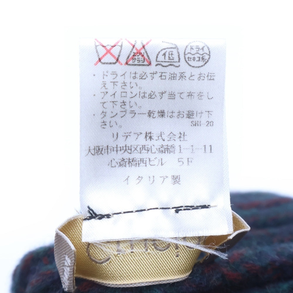 Cruciani(クルチアーニ) イタリア製 ハイゲージ ビーニーキャップ 帽子 グリーン