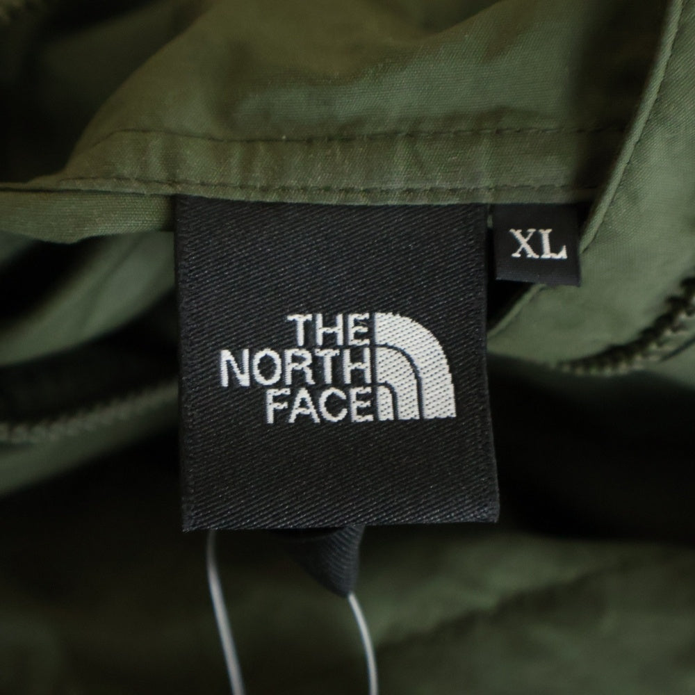 THE NORTH FACE(ザノースフェイス) COMPACT ANORAK コンパクトアノラック ハーフジップ フーディージャケット カーキ NP21735