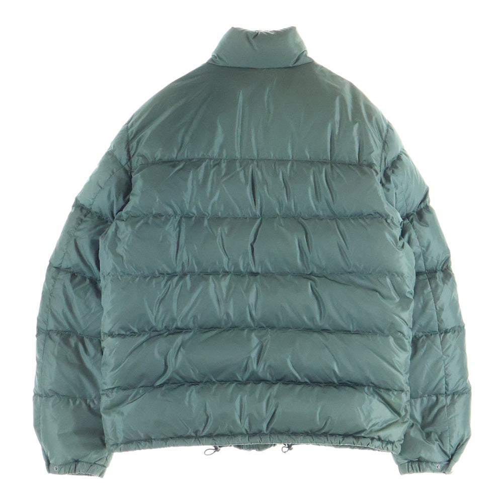 PRADA SPORT(プラダ スポーツ) トライアングルロゴプレート ジップポケット ジップアップダウンジャケット グリーン SGY091
