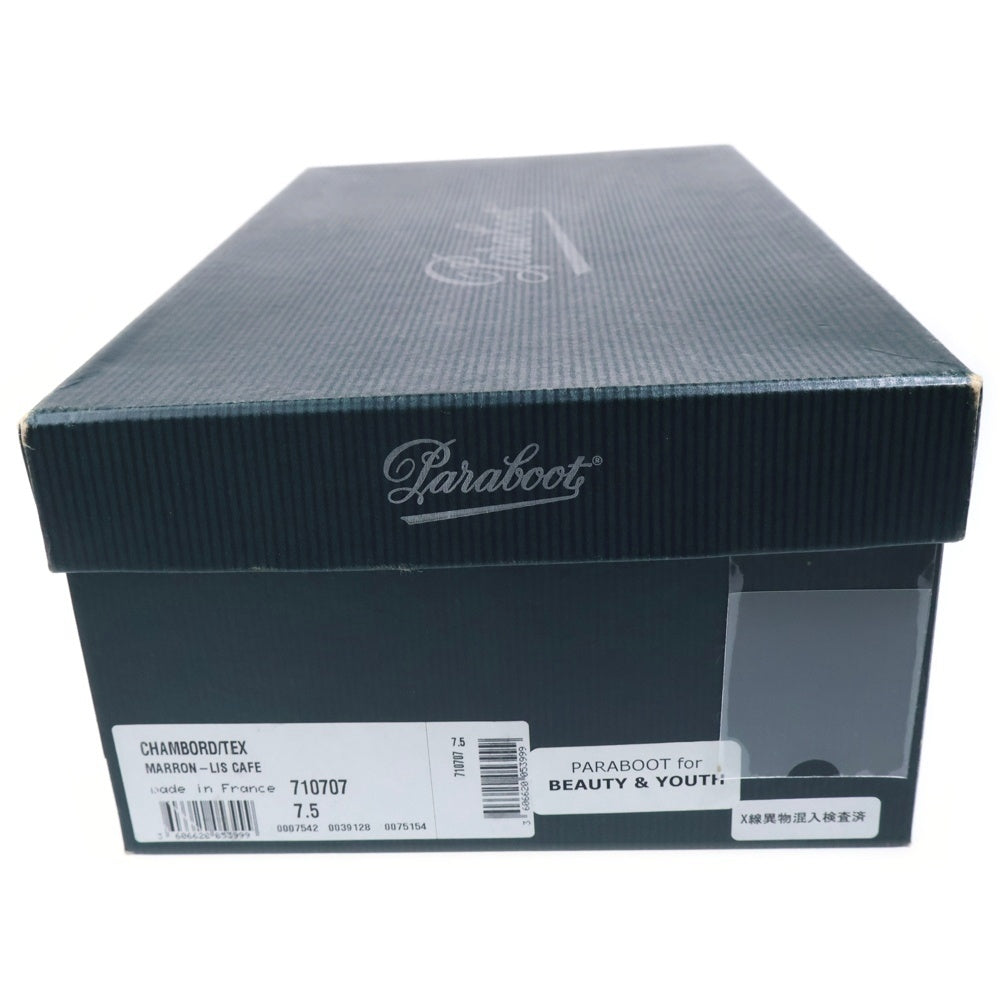 PARABOOT(パラブーツ) CHAMBORD シャンボート Uチップデザイン レザーシューズ ブラウン 39128